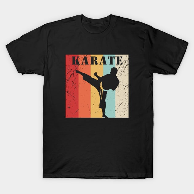 Karate Belt Colors Sparring Silhouette T-Shirt by sunima